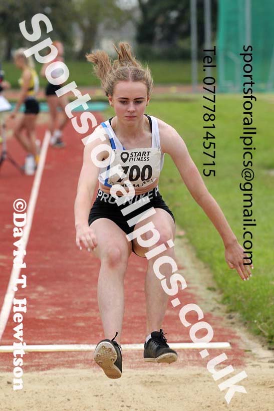 Long jump, 2021 North East Grand Prix No. 3, Monkton, Wednesday, june 2nd. Photo: David T. Hewitson/Sports for All Pics